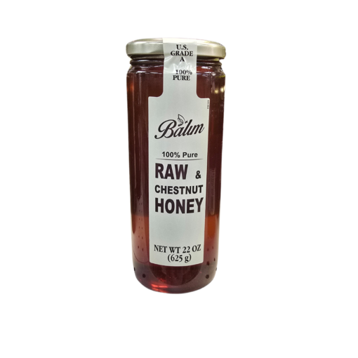 Balim 100% Pure Raw & Chestnut Honey – 22 oz (625g) | Product of Germany